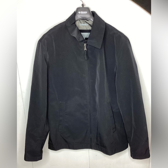 Perry Ellis potfolio poly tech black zip up jacket. Small - Picture 3 of 10